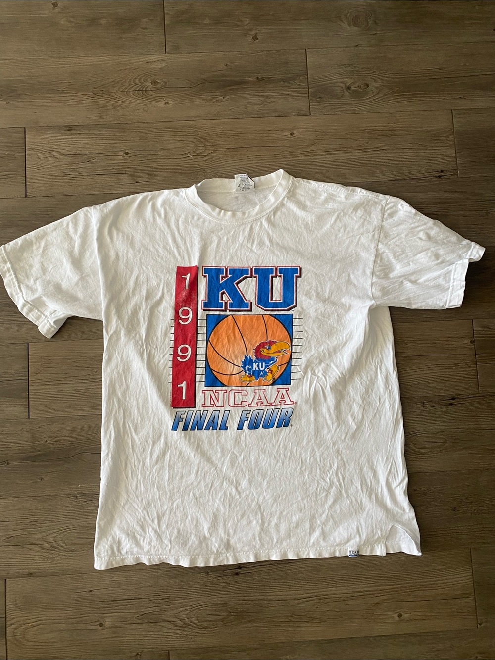 Vintage Kansas Jayhawks Basketball 1991 NCAA Final Four